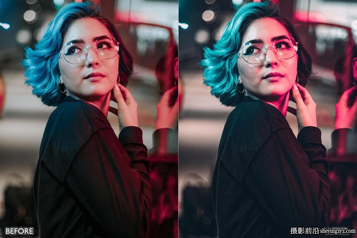 HDR城市夜景Lr预设及手机lr预设 HDR Night Neon Lightroom Presets