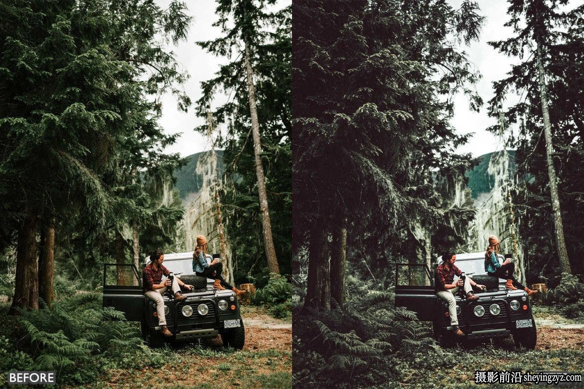 黑暗情绪旅拍人像Lr预设及手机版lr预设 Moody Lightroom Presets