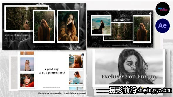 AE模板-照片相册展示片头模板- Elegant Slideshow PhotoShow