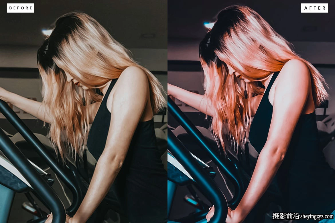 10种HDR健身房运动人像后期调色Lr预设 Gym Lightroom Presets