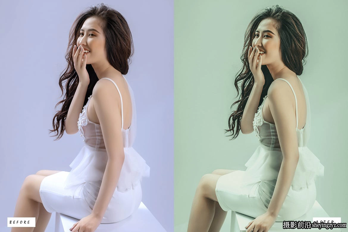 12种经典奶油人像后期调色Lr预设 Pure Essence Lightroom Presets
