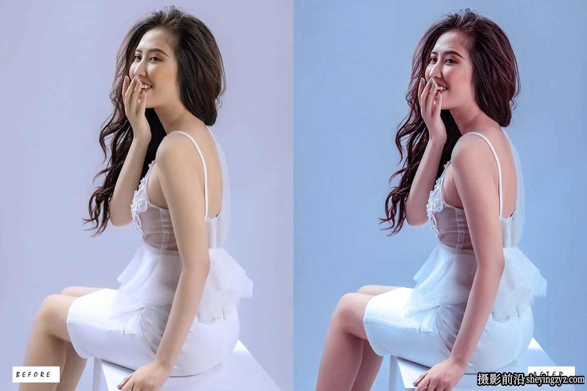 12种经典奶油人像后期调色Lr预设 Pure Essence Lightroom Presets