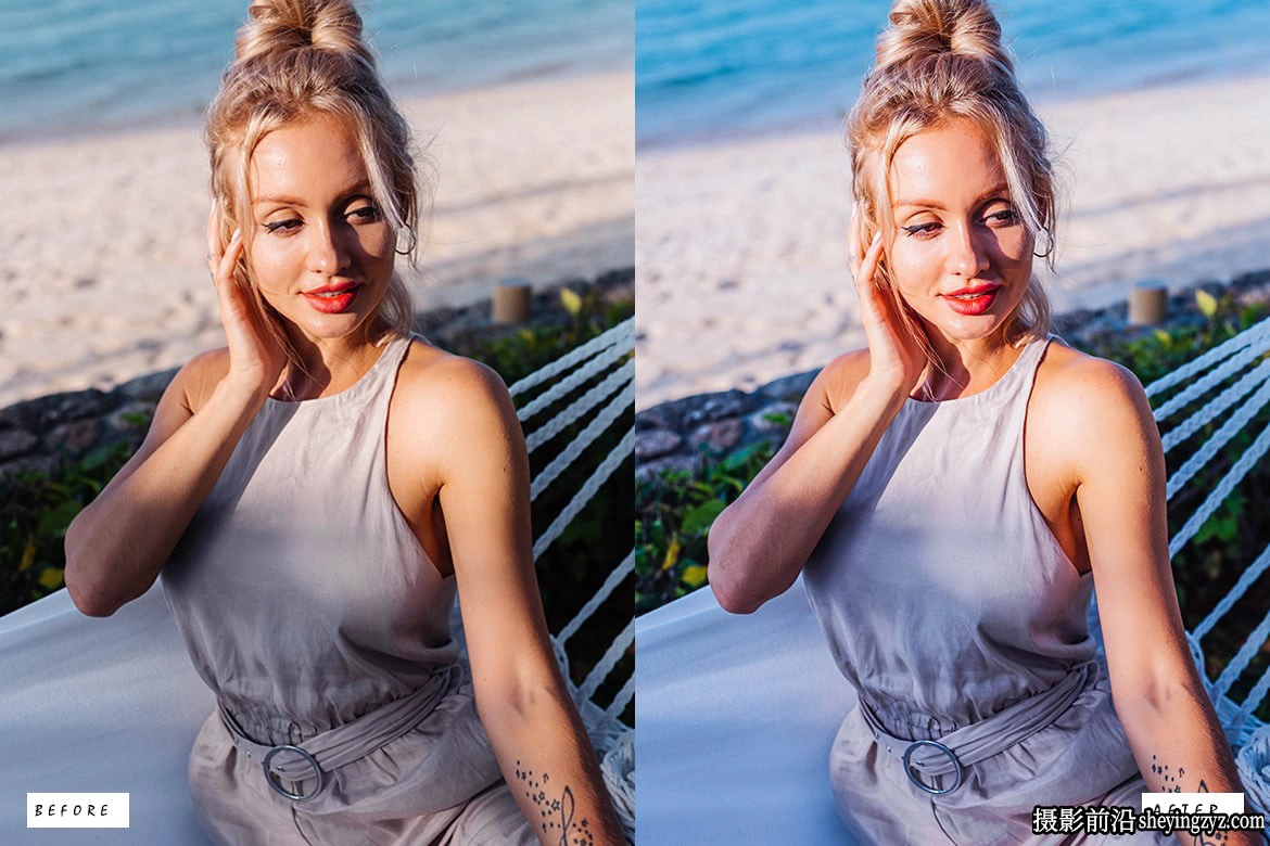 12种经典奶油人像后期调色Lr预设 Pure Essence Lightroom Presets