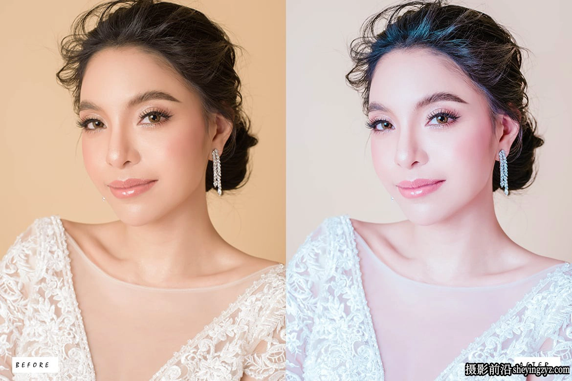 12种经典奶油人像后期调色Lr预设 Pure Essence Lightroom Presets