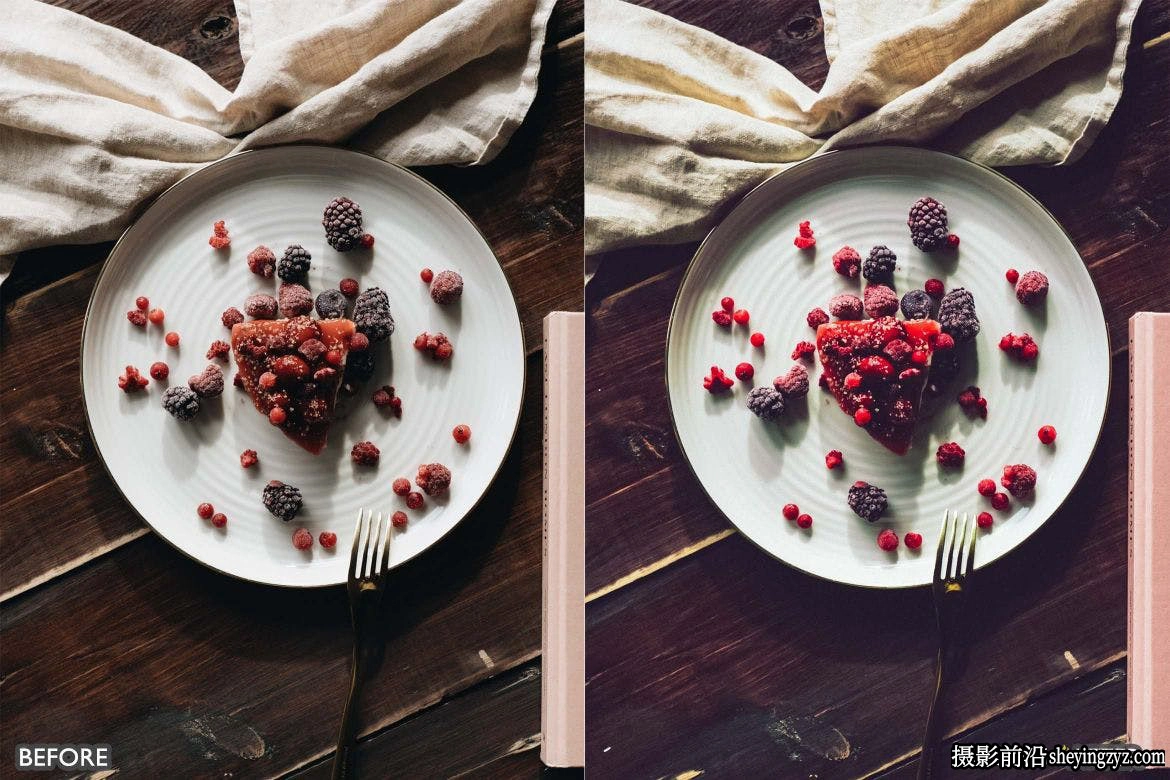 美食烹饪摄影调色Lr预设 Food Photography Lightroom Presets