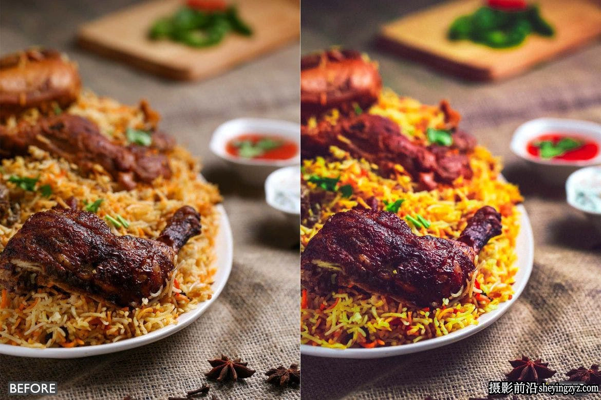 美食烹饪摄影调色Lr预设 Food Photography Lightroom Presets