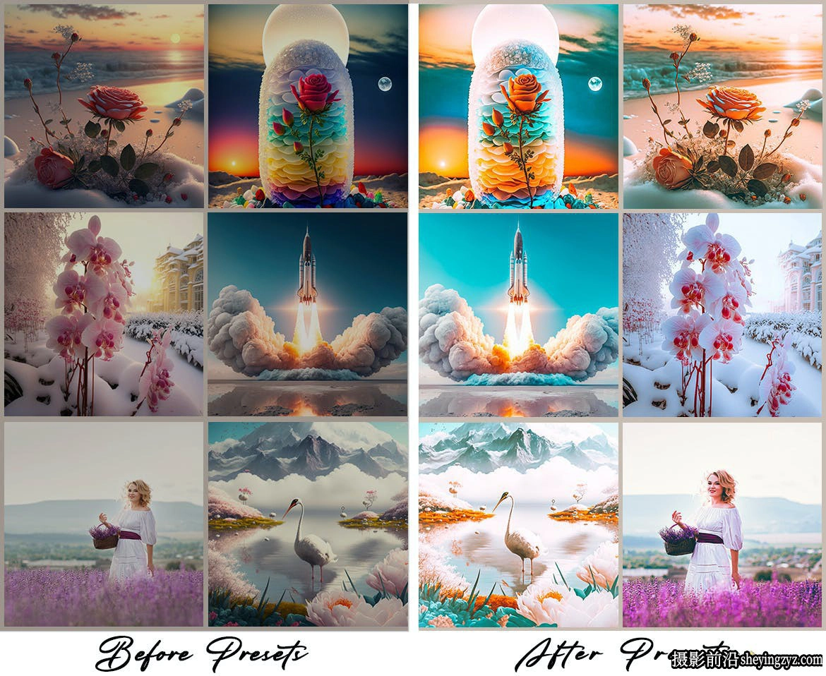 CG游戏风格清新通透Lr预设及手机lr预设 Pastels Lightroom Presets