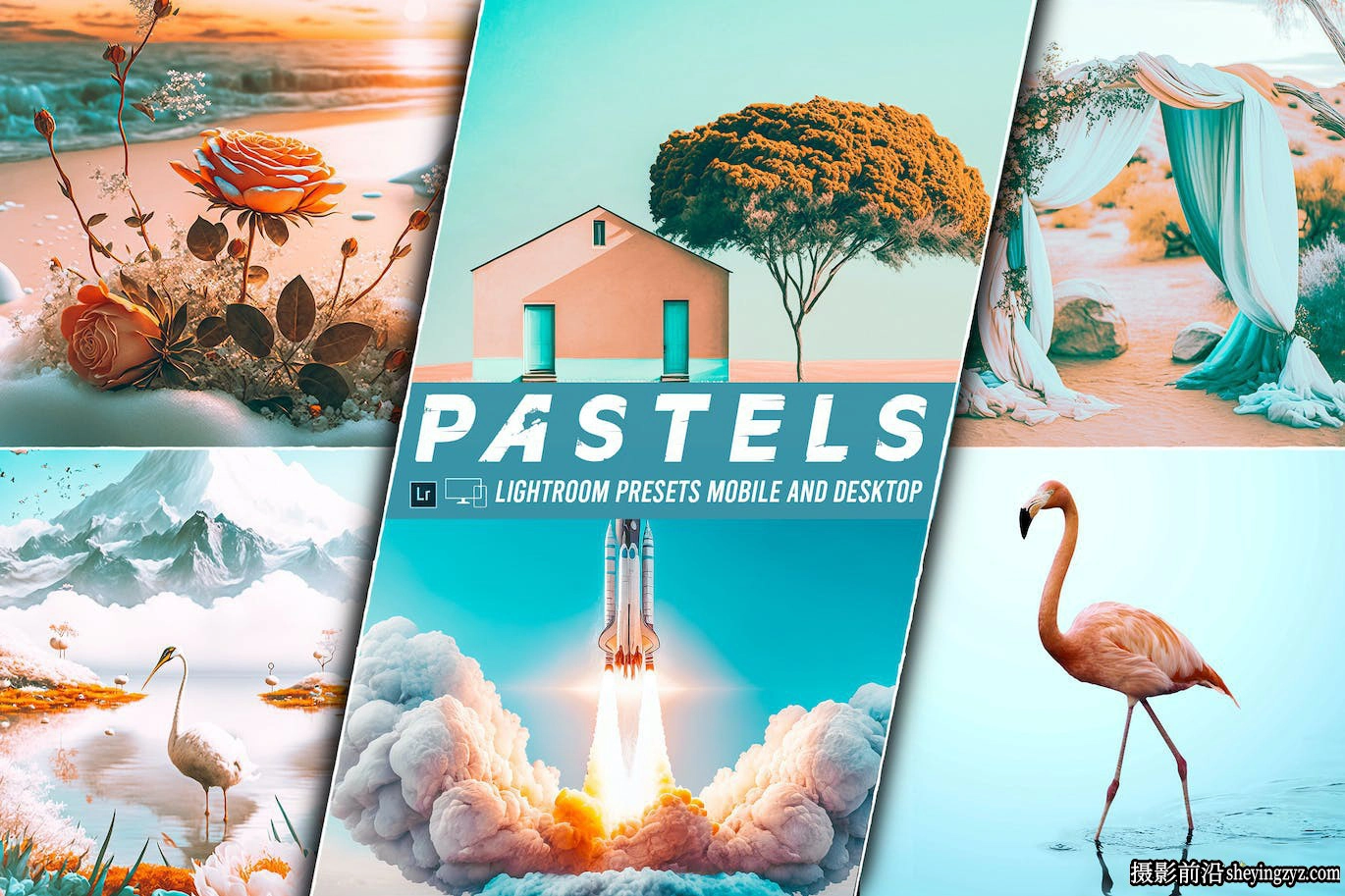 CG游戏风格清新通透Lr预设及手机lr预设 Pastels Lightroom Presets