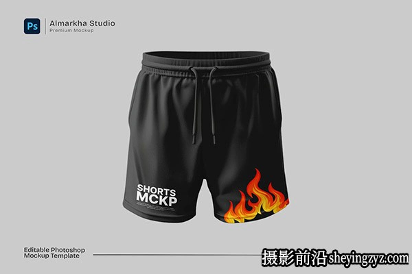 短裤样机,运动短裤样机模型