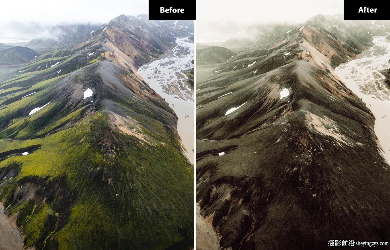 复古胶片色彩lr预设及手机lr预设Pineaple color Lightroom presets