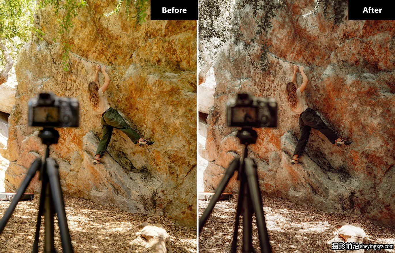 复古胶片色彩lr预设及手机lr预设Pineaple color Lightroom presets