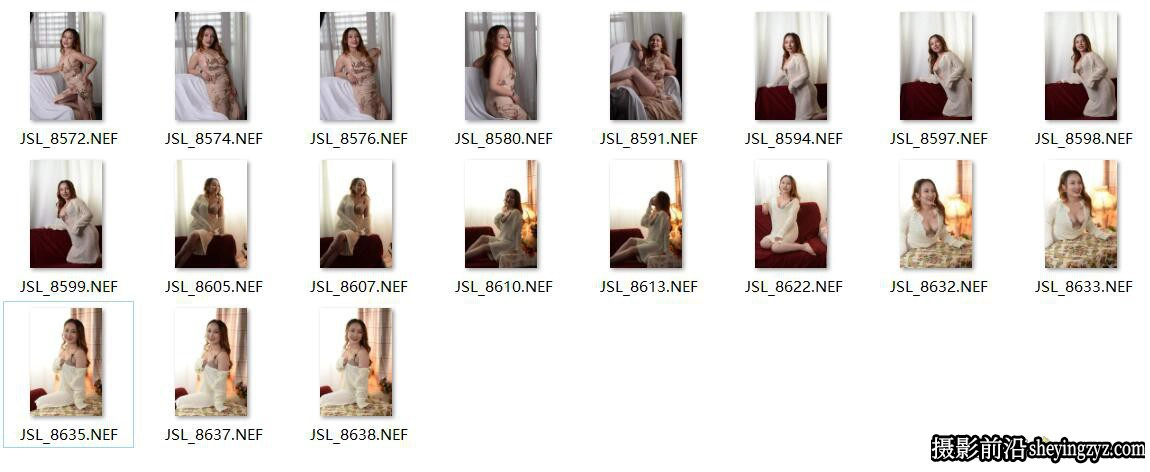 私房熟女RAW格式原图19张人像修图练习RAW原图素材