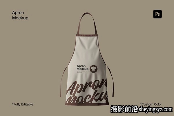 围裙样机模型,服饰样机模型