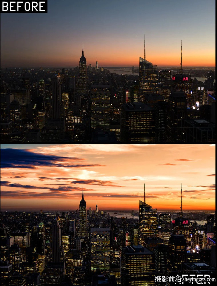 Landscape Photo –纽约城市风光摄影后期调色编辑教程-中英字幕