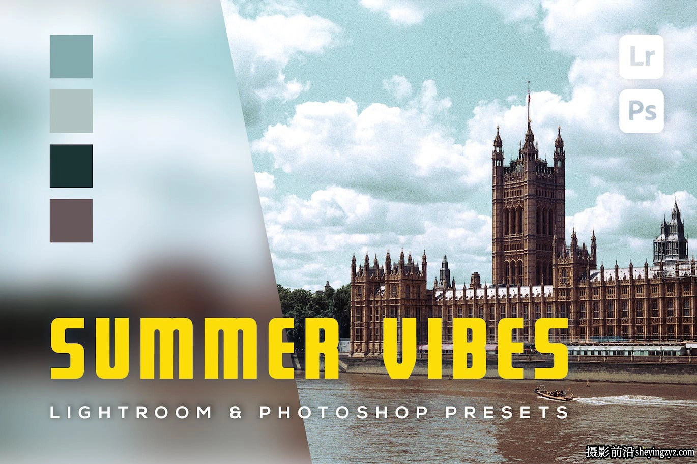 夏日城市旅拍Lr预设及手机lr预设 Summer vibes Lightroom Presets