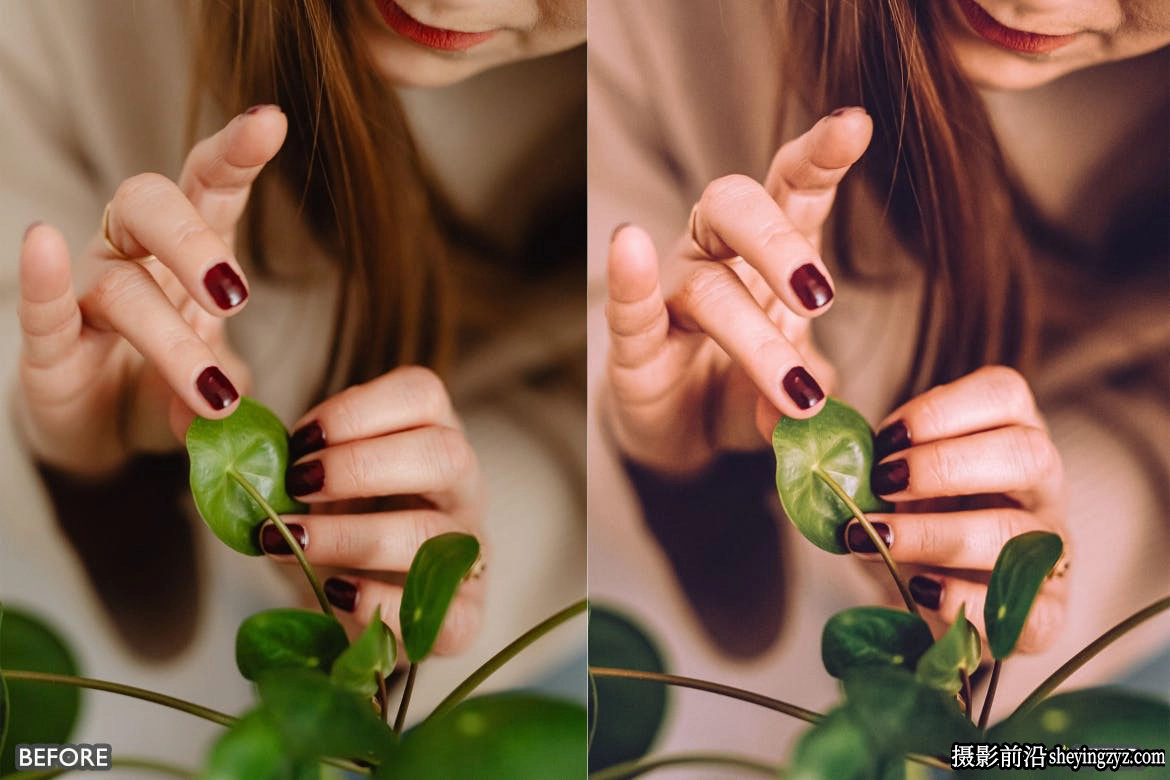 8种柔和落日极简奶油电影胶片人像免费Lightroom预设及手机版lr预设