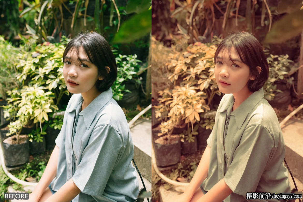 唯美奶油裸色复古电影胶片人像后期Lightroom预设及手机版lr预设