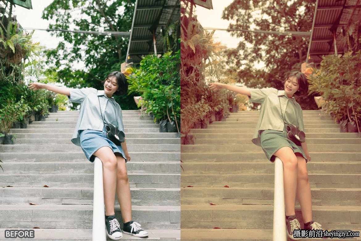 唯美奶油裸色复古电影胶片人像后期Lightroom预设及手机版lr预设
