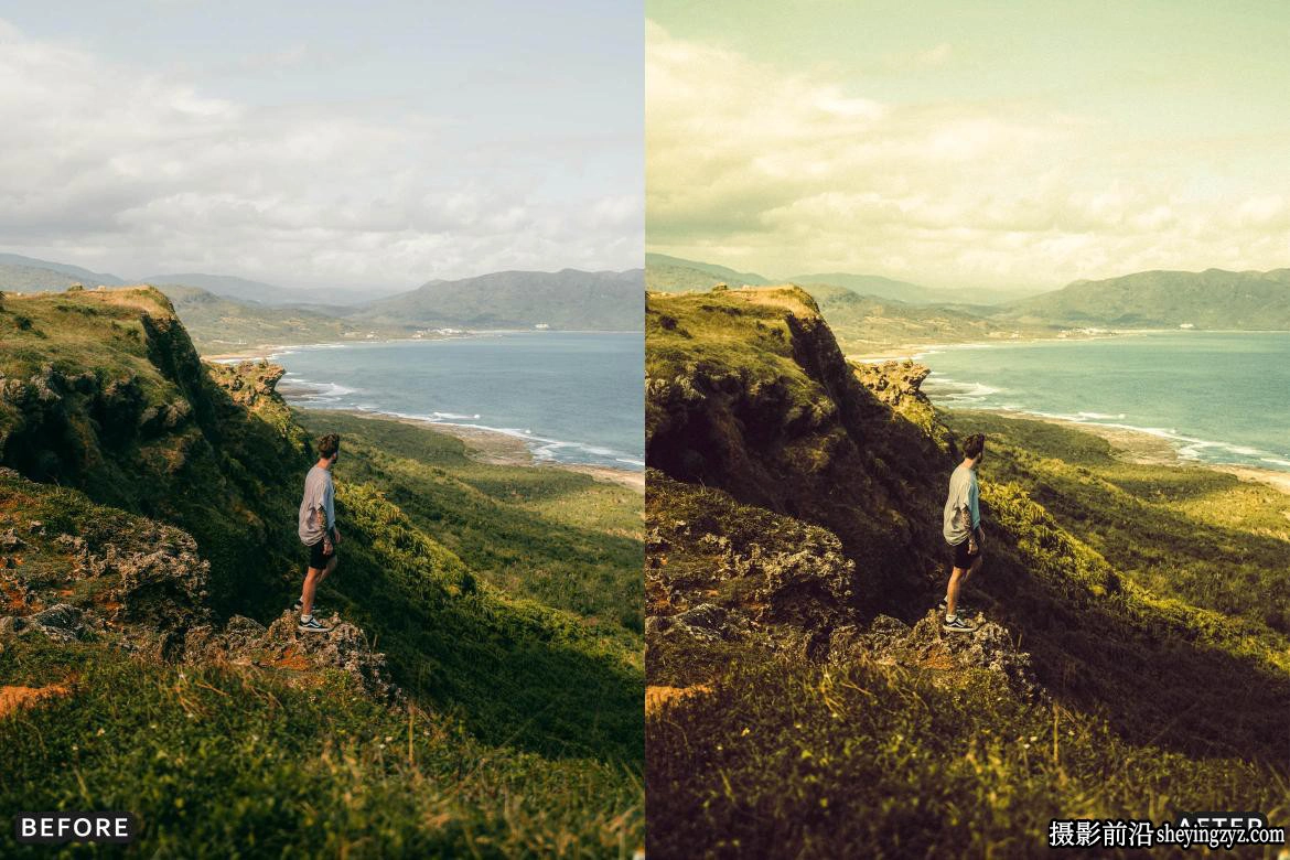 金色复古电影胶片LR预设Golden Film Cinematic Lightroom Presets
