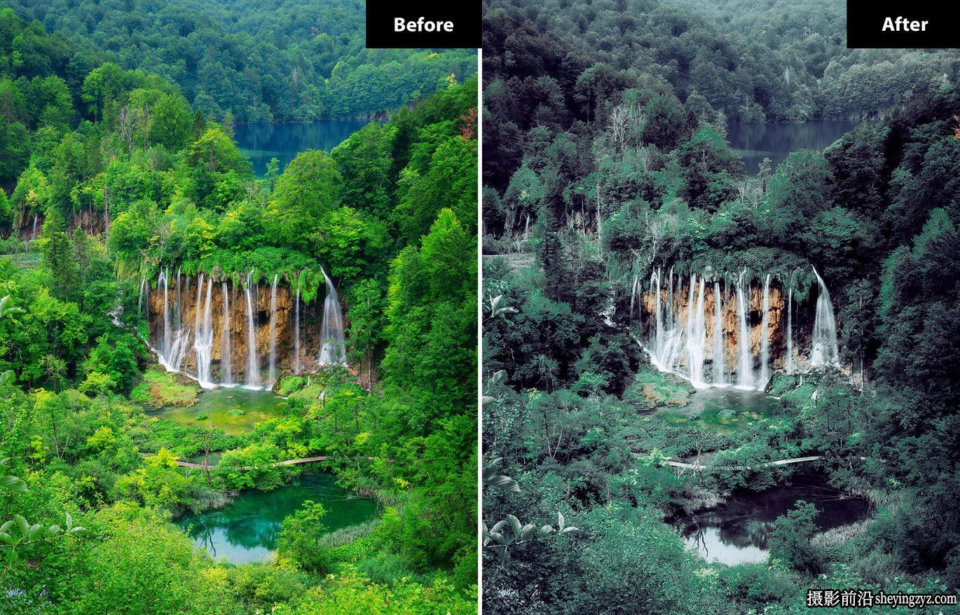 旅行电影风光lr预设及手机lr预设 Serene Oasis Lightroom Presets