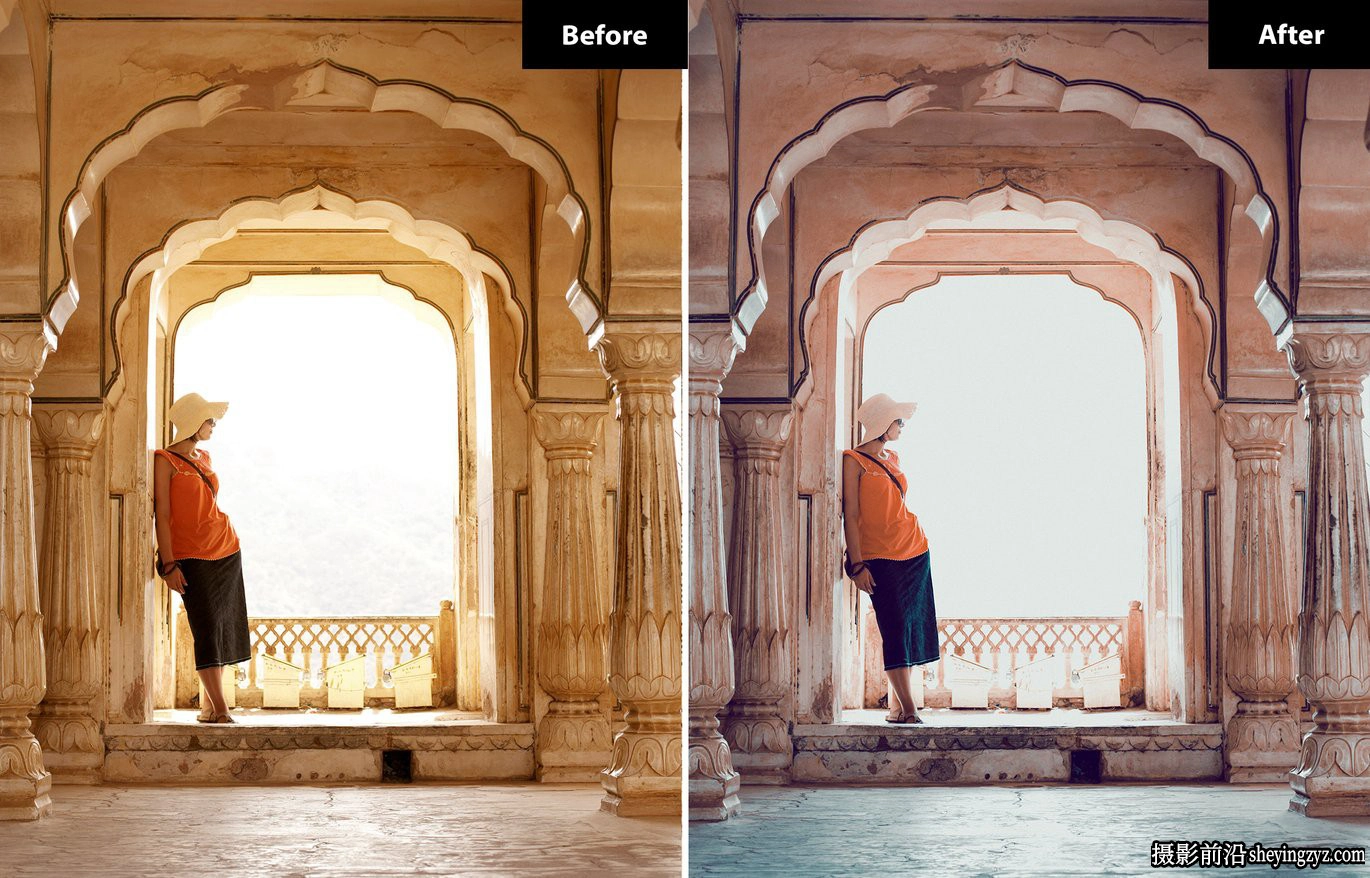 城市旅拍建筑风光LR预设手机lr预设 Royal Velvet Lightroom Presets
