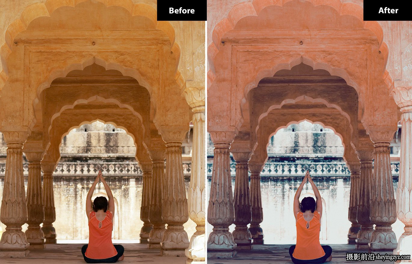 城市旅拍建筑风光LR预设手机lr预设 Royal Velvet Lightroom Presets