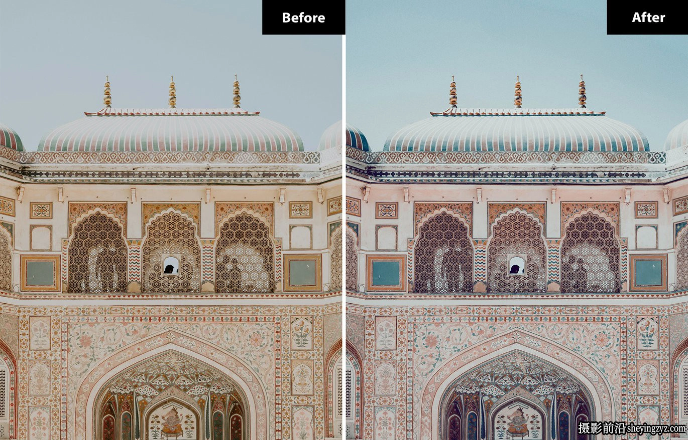 城市旅拍建筑风光LR预设手机lr预设 Royal Velvet Lightroom Presets