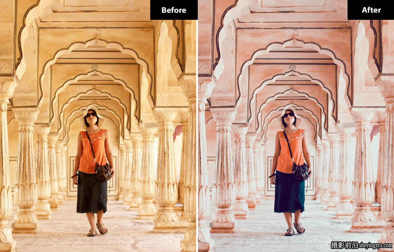 城市旅拍建筑风光LR预设手机lr预设 Royal Velvet Lightroom Presets