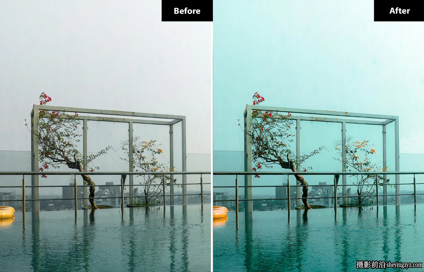 琥珀色风光调色lr预设及手机lr预设 Amber Haze Lightroom Presets