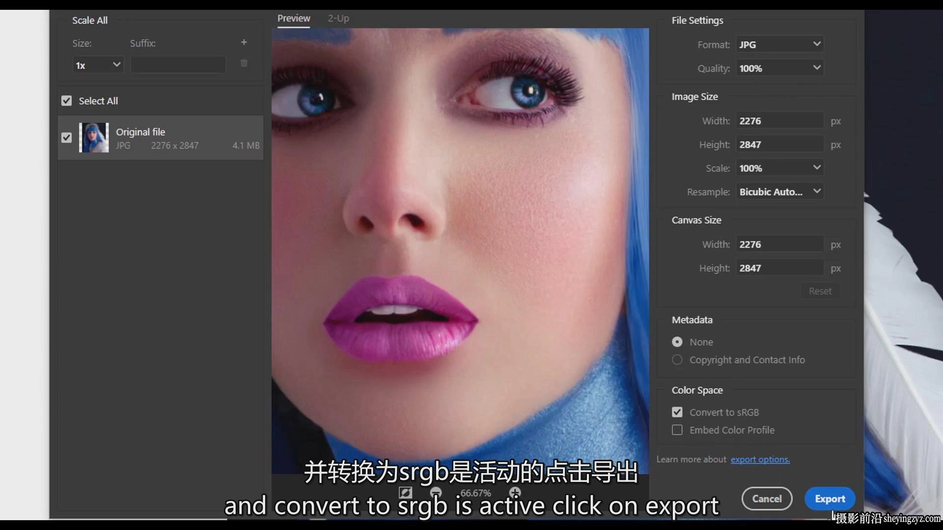 Photoshop人像修饰大师班-人像精修润饰终极指南教程-独家中英字幕