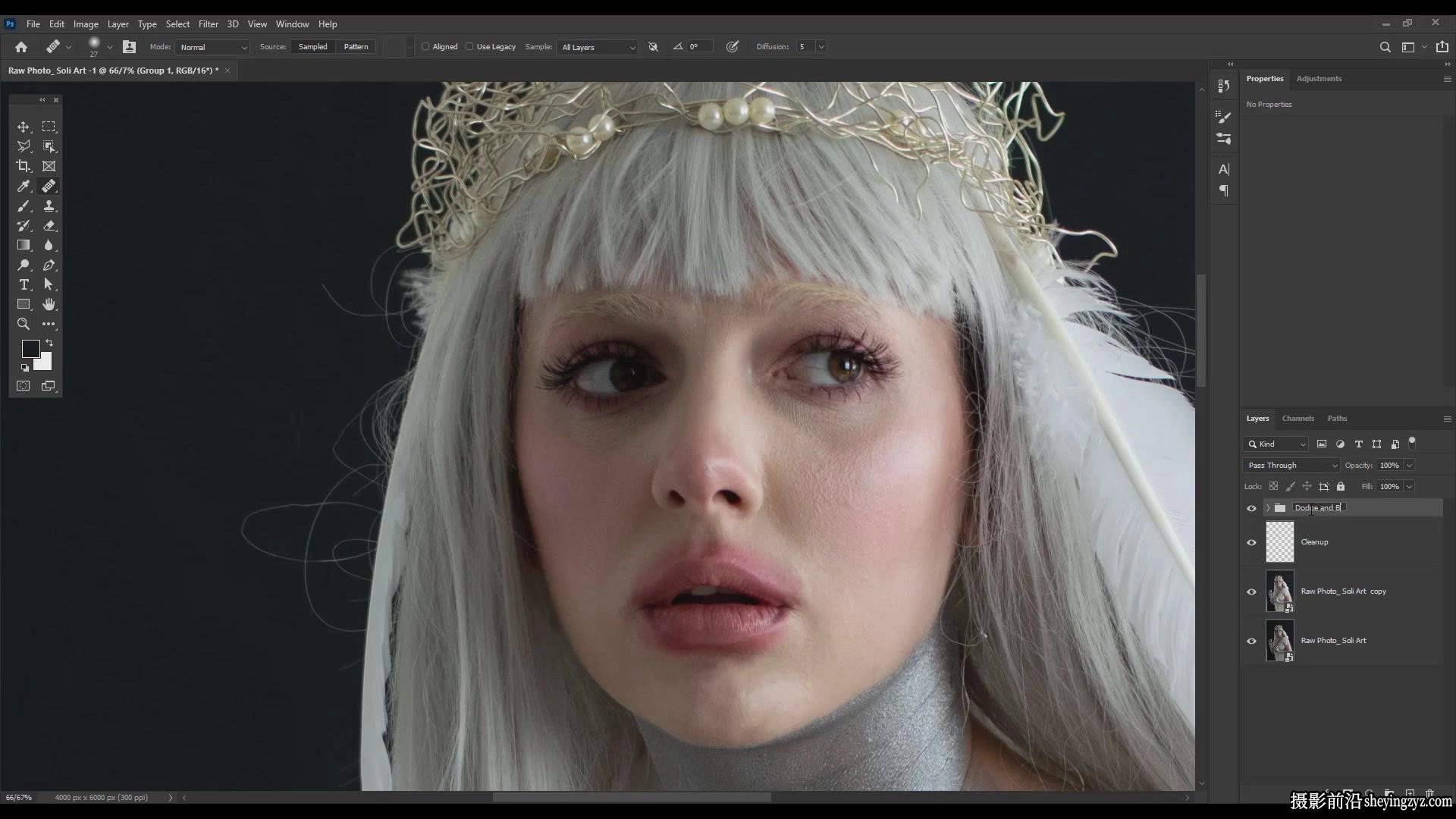 Photoshop人像修饰大师班-人像精修润饰终极指南教程-独家中英字幕