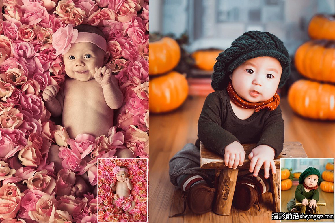 30种新生儿摄影后期调色免费L预设 30 Newborn Lightroom Presets