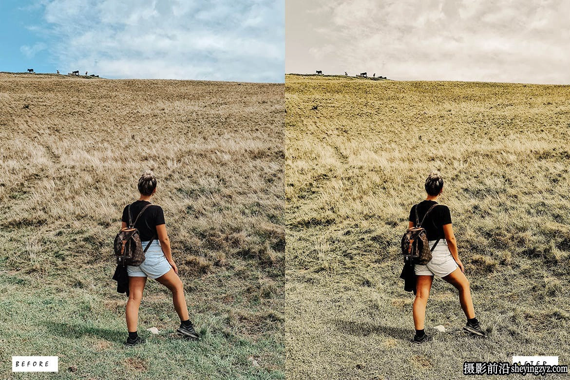 VSCO胶片预设-10种旅行电影风光人像调色Lightroom预设ACR调色预设