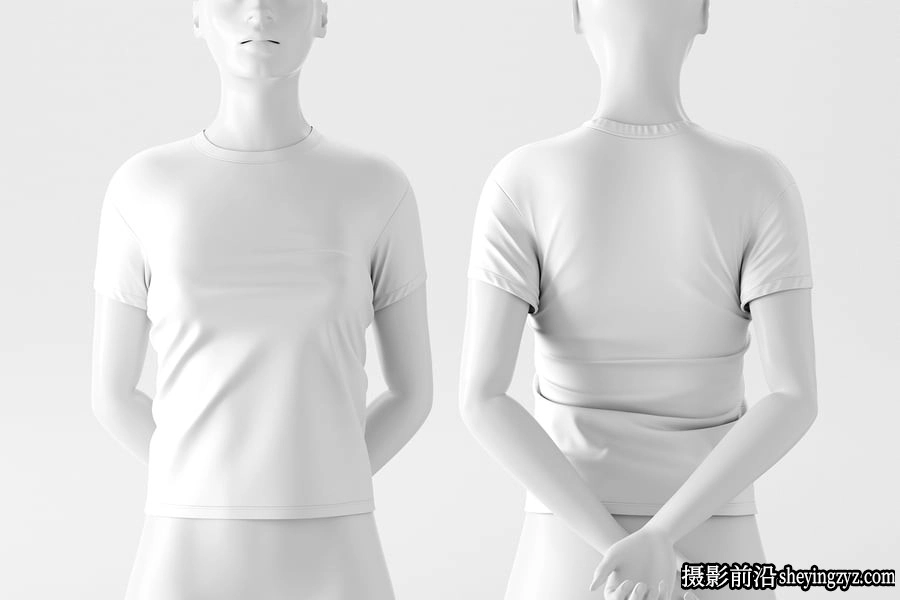 女性T恤样机,T恤样机,服饰样机