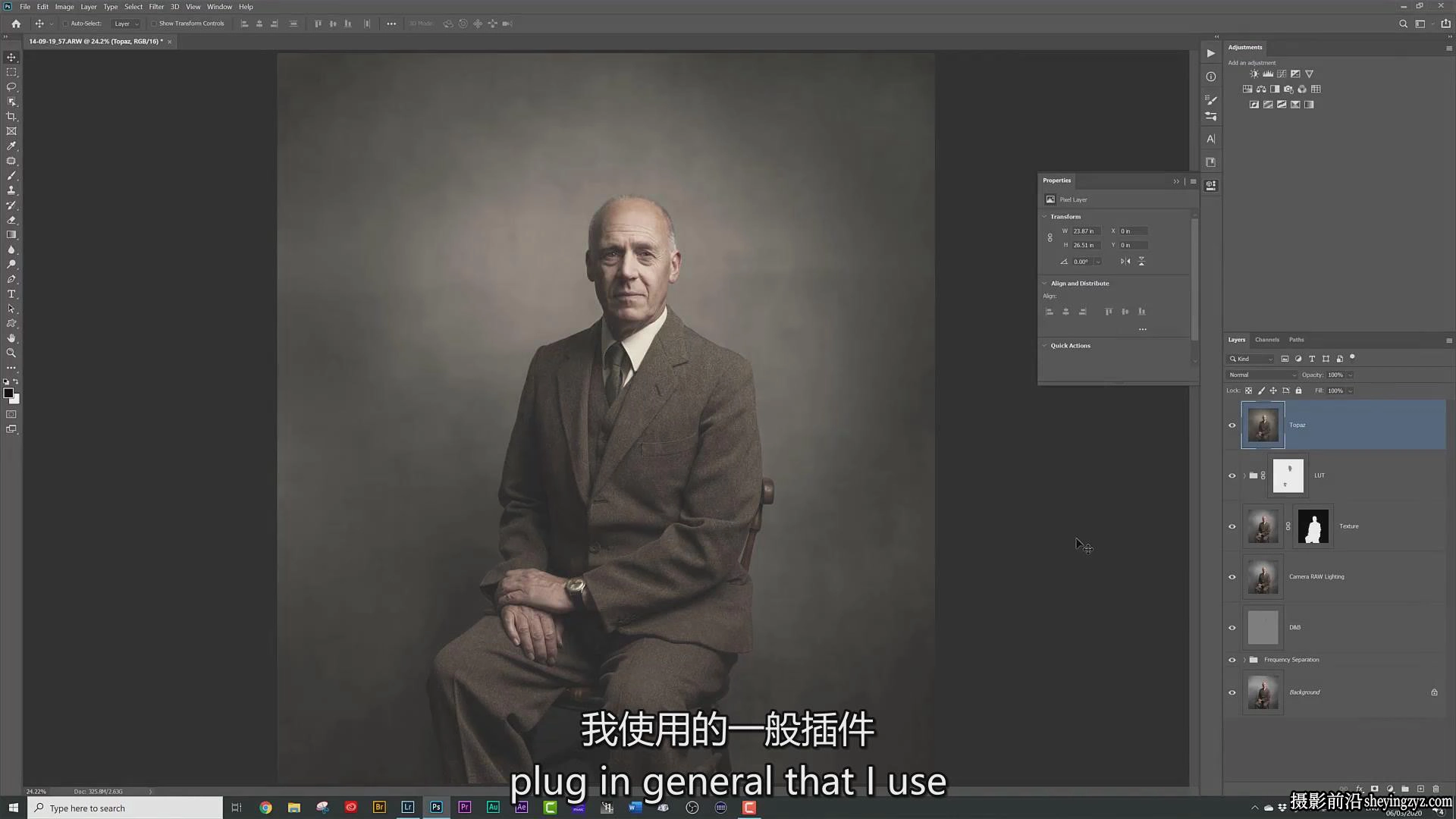 Glyn Dewis – 永恒的电影环境人像拍摄与后期修饰教程-中英字幕