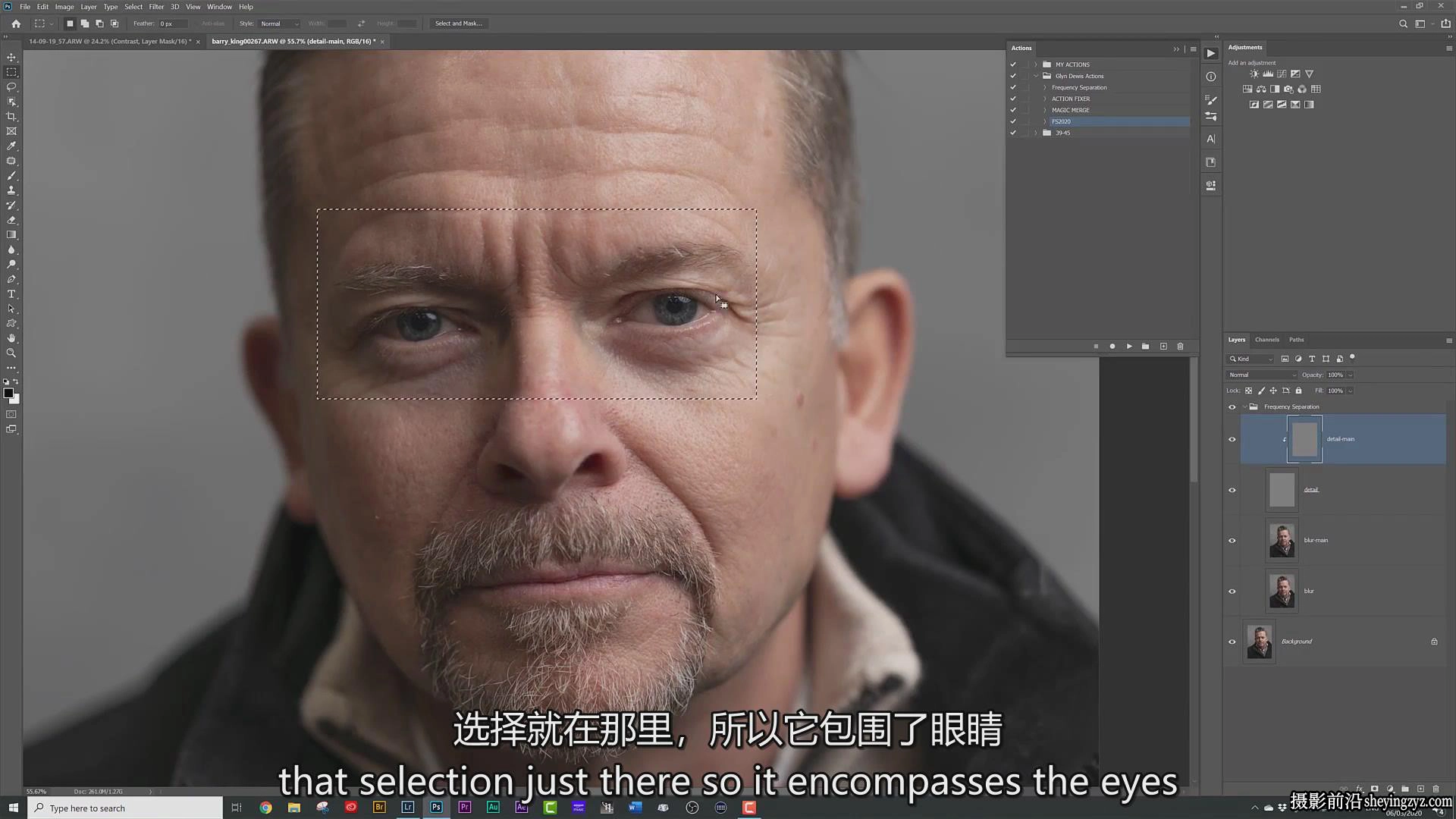 Glyn Dewis – 永恒的电影环境人像拍摄与后期修饰教程-中英字幕