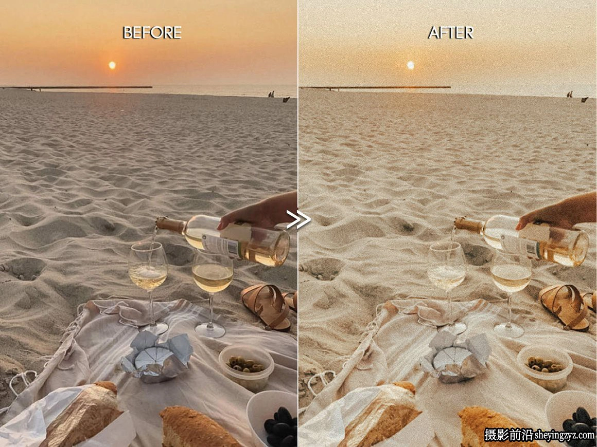 夏季电影颗粒胶卷色彩Lightroom预设及手机版lr预设ACR调色预设