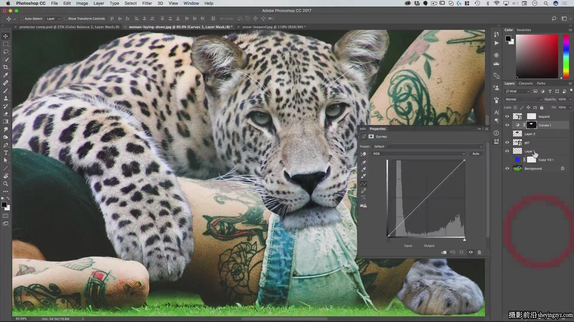Rikard Rodin-Photoshop创意唯美合成教程《保护者》独家中英字幕