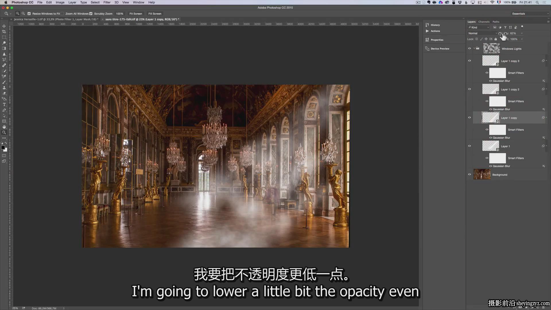 Rikard Rodin-Photoshop后期创意合成凡尔赛夫人教程-独家中英字幕