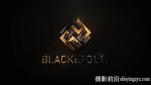 AE模版-金属质感Logo动画展示模板- Glossy Logo