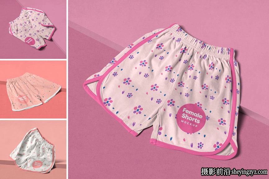 短裤样机,服饰样机,居家裤子样机