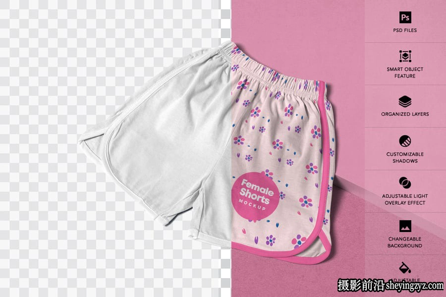 短裤样机,服饰样机,居家裤子样机