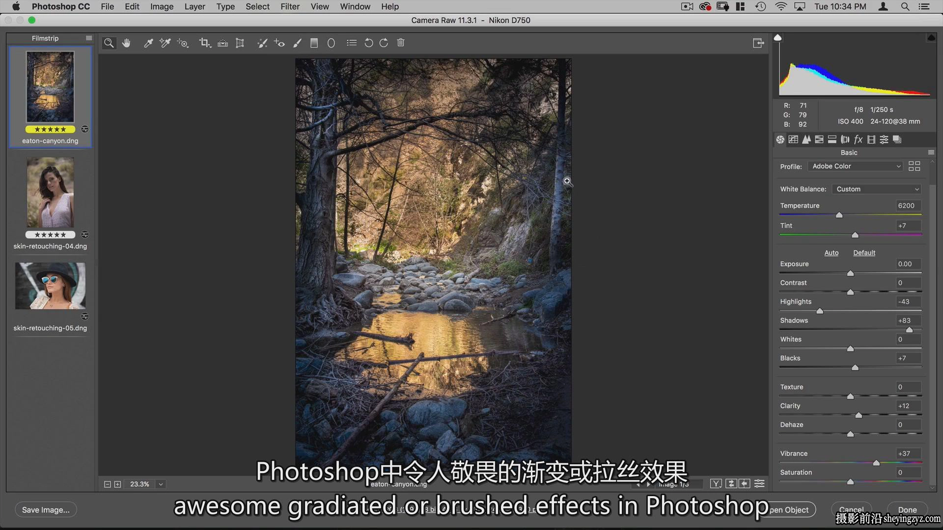 Rikard Rodin–摄影师的Photoshop基础培训完整教程-独家中英字幕