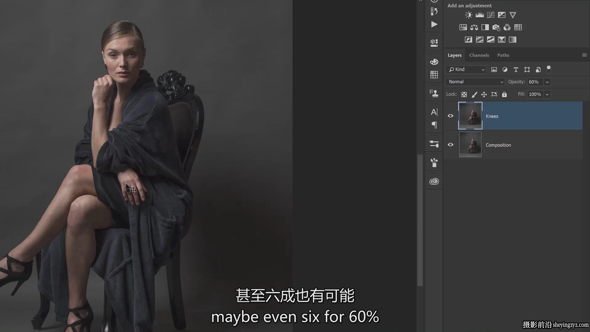 Glyn Dewis – 经典电影人像摄影和修饰完整流程附素材-中英字幕