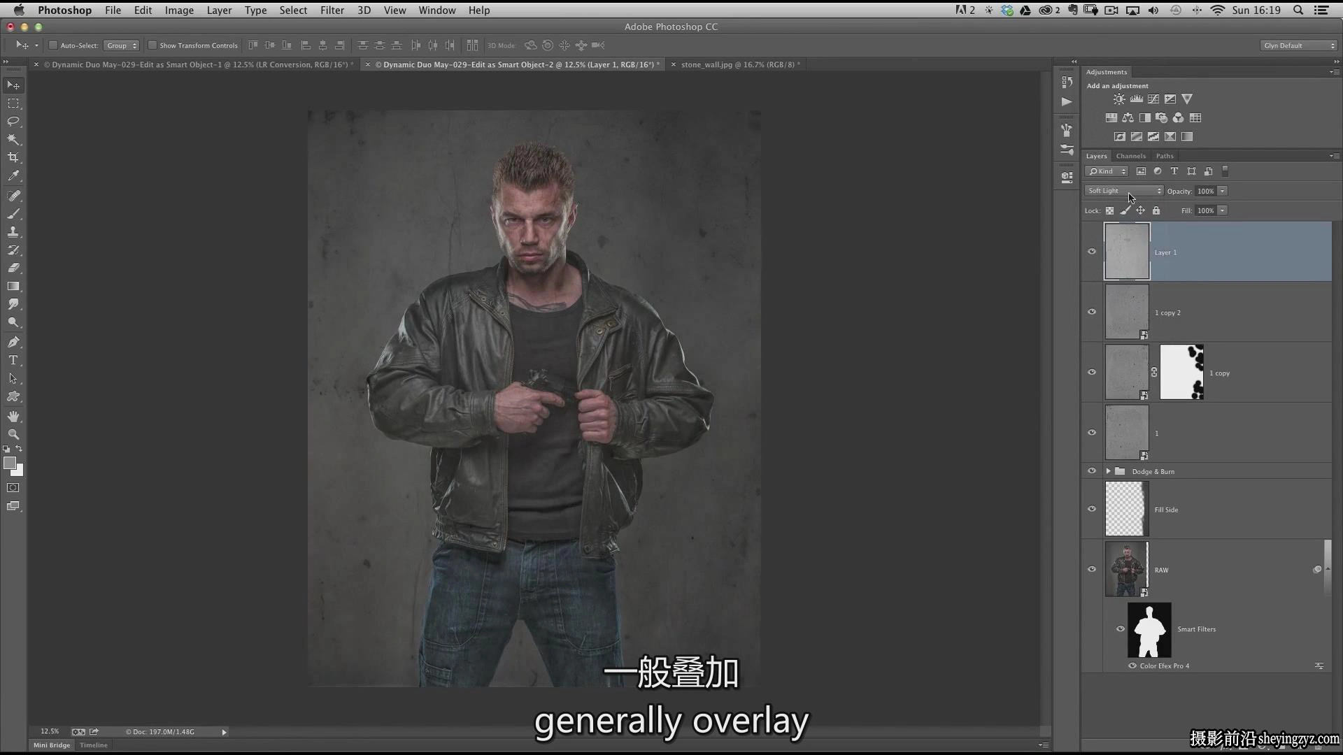 Glyn Dewis – 硬汉封面人物拍摄及后期修图完整教程-独家中英字幕