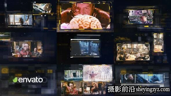 AE模版-科技感视频展示包装片头模板- Techno Video Displays