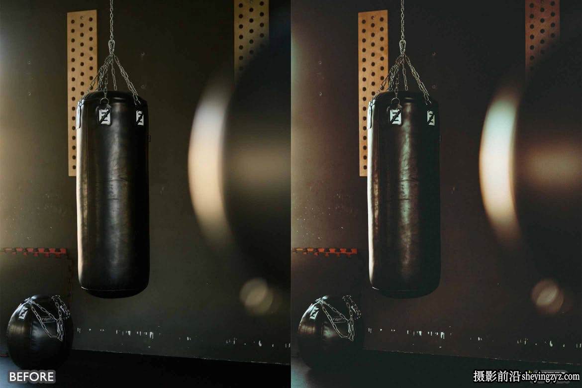 健身房健身运动人像后期调色Lightroom预设及手机lr预设ACR调色预设