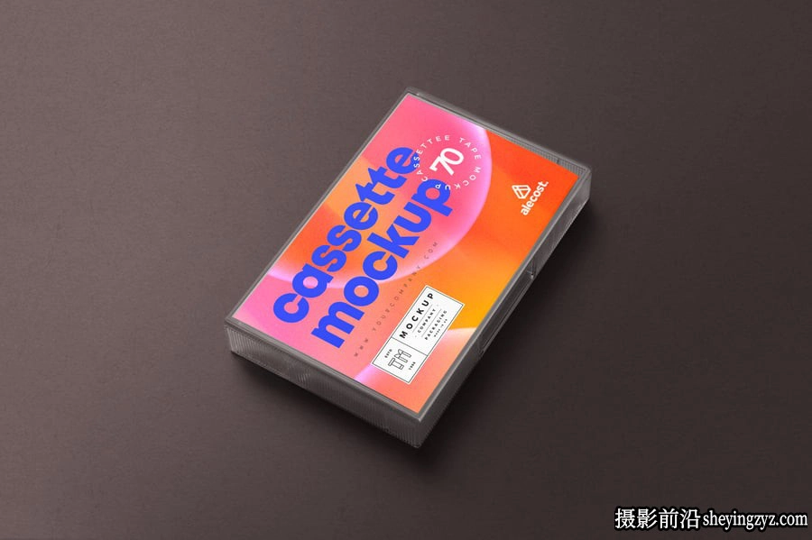 带封面的盒式磁带样机,磁带样机