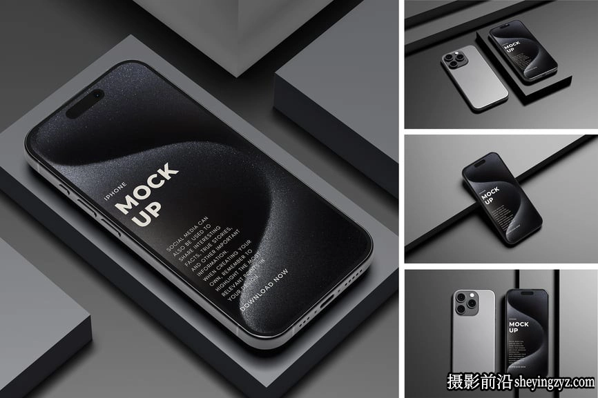 iPhone15ProMax手机样机,手机样机模型