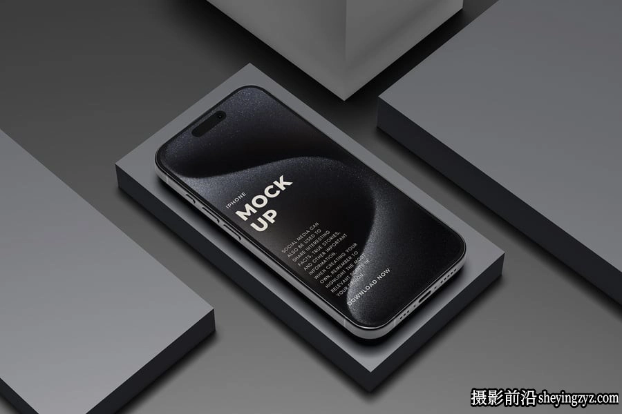 iPhone15ProMax手机样机,手机样机模型